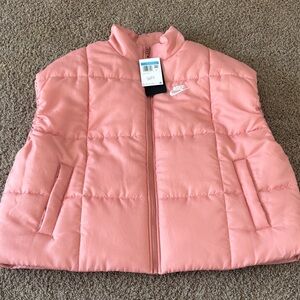 Nike Light Pink Puffer Vest